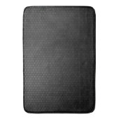 Tapis De Bain Forme d'hexagone noir (devant Vertical)
