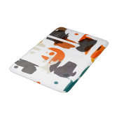 Tapis De Bain Formes dans la rétro conception d'abrégé sur (Angle)