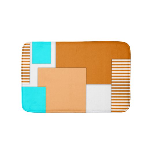 Tapis De Bain Formes géométriques découpées en papier (Devant)