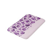 Tapis De Bain Formes géométriques pourpres de bijou (Angle)