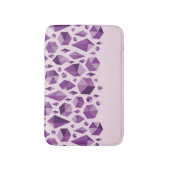 Tapis De Bain Formes géométriques pourpres de bijou (Devant (Vertical))