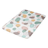 Tapis De Bain Formes organiques motif transparent (Angle)