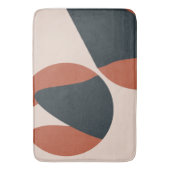 Tapis De Bain Formes organiques Tons chauds Moderne (devant Vertical)