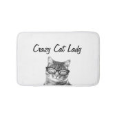 Tapis de bain FOU de DAME de CAT pour la salle de (Devant)