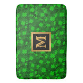 Tapis De Bain Four Leaf Clover Floral Bain Mat (devant Vertical)