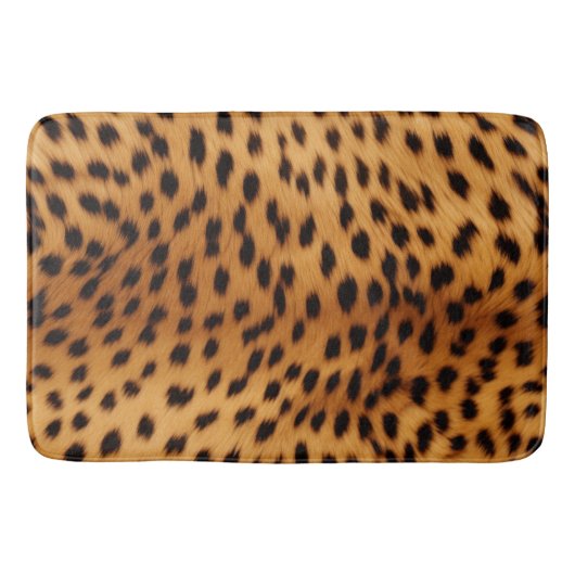 Tapis De Bain Fourrure animale Cheetah (Devant)