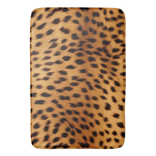 Tapis De Bain Fourrure animale Cheetah (devant Vertical)