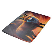 Tapis De Bain Fox and a full moon (Angle)