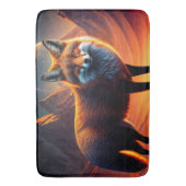 Tapis De Bain Fox and a full moon (devant Vertical)