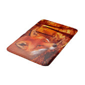 Tapis De Bain Fox rouge (Angle)