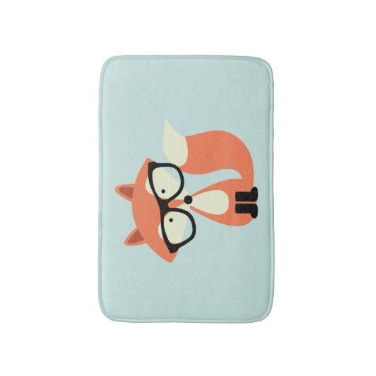 Tapis De Bain Fox rouge de hippie (Devant (Vertical))