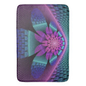 Tapis De Bain Fractal Imaginaire coloré à motif inhabituel (devant Vertical)