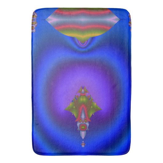 Tapis De Bain Fractale face à la colère (devant Vertical)