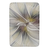 Tapis De Bain Fractale florale, Fleur Imaginaire aux couleurs de (devant Vertical)