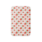 Tapis De Bain Fraises et Coeurs doux Mat de bain (Devant (Vertical))