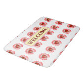 Tapis De Bain Fraises sucrées juteuses Fruit d'été (Angle)