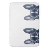 Tapis de bain français de chien de taureau (devant Vertical)