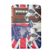 Tapis De Bain Français Gentleman Telephone Booth Union drapeau (Devant (Vertical))
