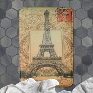 Tapis De Bain francais moderne vintage paris tour eiffel