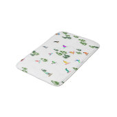 Tapis De Bain Freeride Snowboarder Illustration de snowboard (Angle)