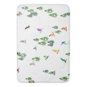Tapis De Bain Freeride Snowboarder Illustration de snowboard (devant Vertical)