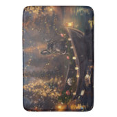 Tapis De Bain French Bulldog Christmas Festive Voyage (devant Vertical)