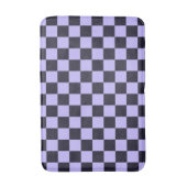 Tapis De Bain French lilac checkerboard pattern (Devant (Vertical))