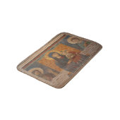Tapis De Bain Fresque De Madonna Et Enfant (Angle)