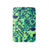 Tapis De Bain Fresque géométrique : design vintage moderne. (Devant (Vertical))