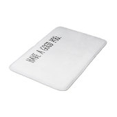 Tapis De Bain Friendly Bathroom Mat - Have a Good Poo. (Angle)