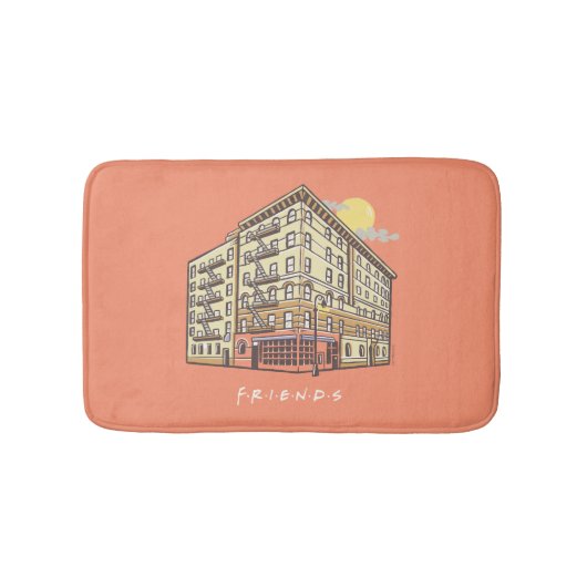 Tapis De Bain FRIENDS™ | L'immeuble de l'appartement de Monica (Devant)