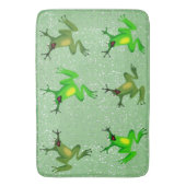 Tapis De Bain Frog Raindrops Abstrait (devant Vertical)