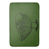 Tapis De Bain Froggy sur un champignon (devant Vertical)