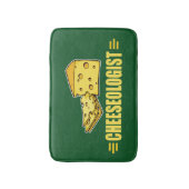 Tapis De Bain Fromage drôle Cheeseologue Tête de fromage (Devant (Vertical))