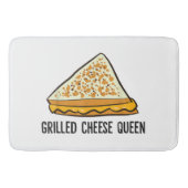 Tapis De Bain Fromage Grillé Queen Funny Fromage Grillé (Devant)