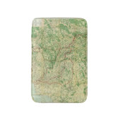 Tapis De Bain Front occidental de carte (Devant (Vertical))
