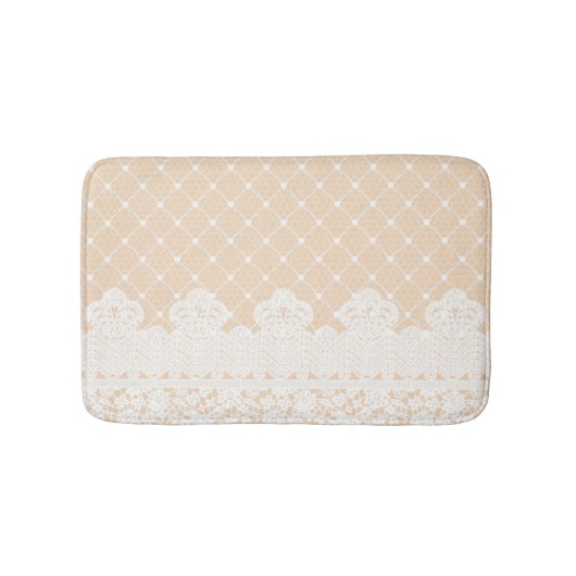 Tapis De Bain Frontière de dentelle (Devant)