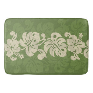 Tapis De Bain Frontière de Kalakaua Hawaiian Hibiscus KL301