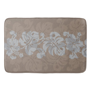 Tapis De Bain Frontière de Kalakaua Hawaiian Hibiscus KL302