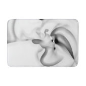 Tapis De Bain Frozen : gris Abstrait, blanc et noir (Devant)