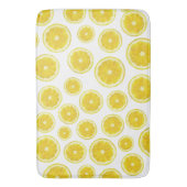 Tapis De Bain Fruit frais jaune moderne au citron (devant Vertical)