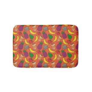 Tapis De Bain Fruit motif transparent motif de surface de frui