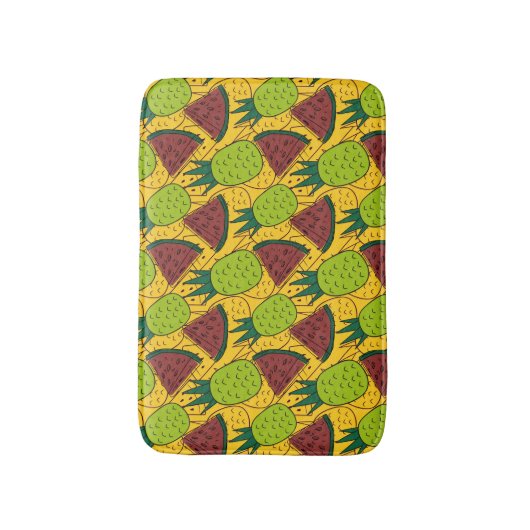 Tapis De Bain Fruit seamless pattern | Fruit surface pattern 29 (Devant (Vertical))