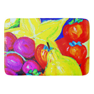 Tapis De Bain Fruits brillants et Ciels stellaires. Commandez dè