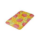 Tapis De Bain Fruits d'agrumes Motif transparent (Angle)