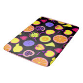 Tapis De Bain Fruits de Neon Vibrants (Angle)