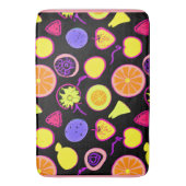 Tapis De Bain Fruits de Neon Vibrants (devant Vertical)