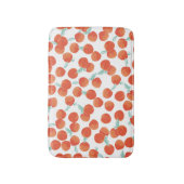 Tapis De Bain Fruits de pêche, motif d'été. (Devant (Vertical))