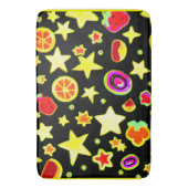 Tapis De Bain Fruits d'étoile Motif éclatant couleur (devant Vertical)