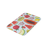Tapis De Bain Fruits Exotiques : Imprimé tendance sans couture. (Angle)